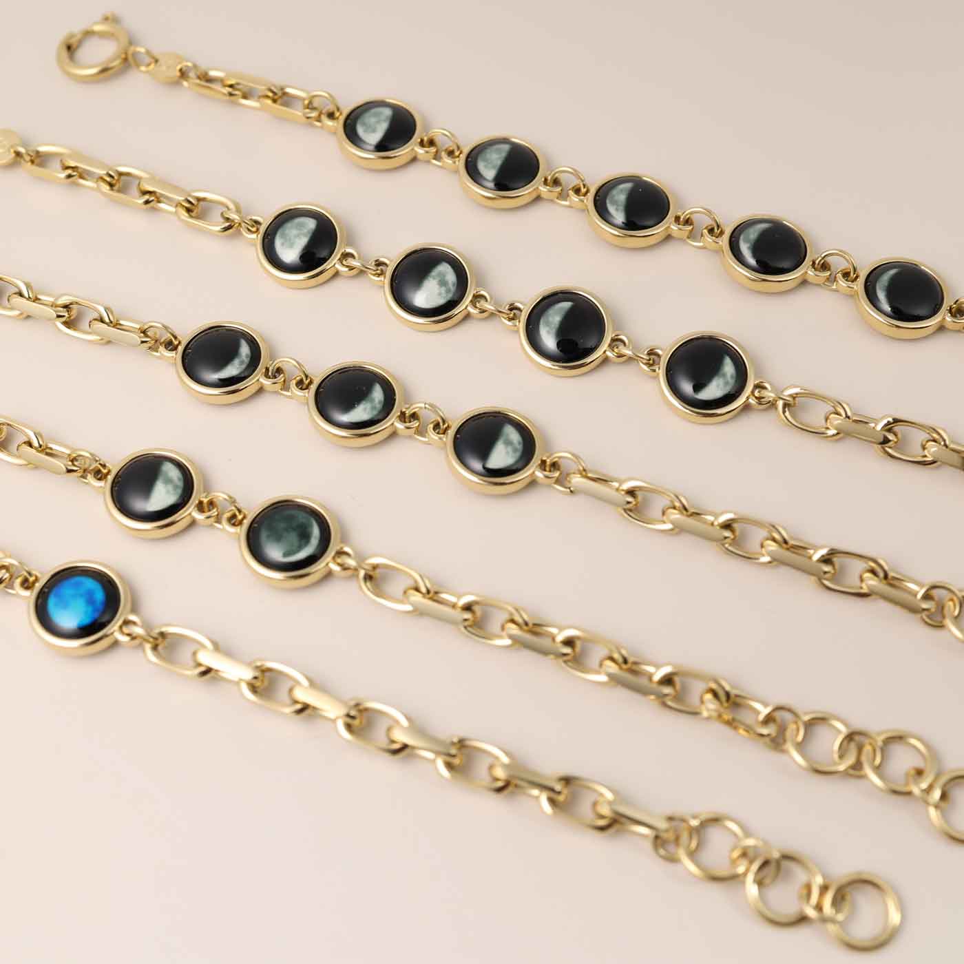 Lunar Link IV Bracelet in Gold - Image 3